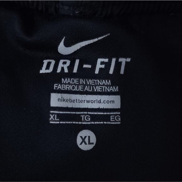 Nike Tempo Dri-Fit Shorts XL Black Athletic Workout  Running Shorts Elastic Band - Picture 4 of 5